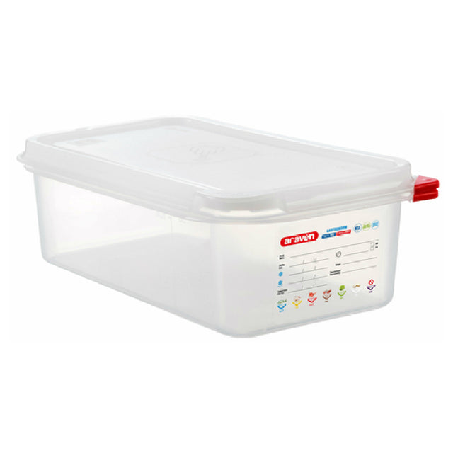 Carlisle 03030 Araven Food Storage Container 4.2 Qt. 12-3/4" X 6-15/16" X 4"