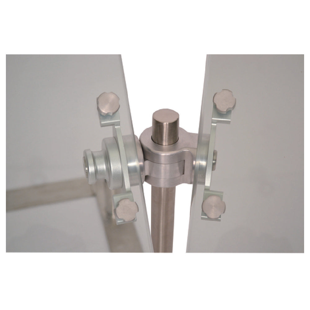 Advance Tabco SG-S Sleek™ Food Shield Horizontal Swivel Bracket (used To Connect Food Shields Positioned At Variable Angles)