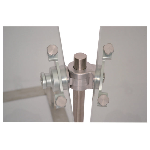 Advance Tabco SG-S Sleek™ Food Shield Horizontal Swivel Bracket (used To Connect Food Shields Positioned At Variable Angles)