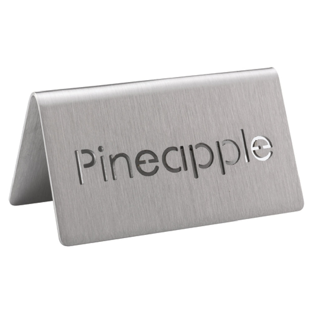 Service Ideas 1C-BF-PINEAPPLE-MOD Beverage ID Tent "Pineapple" 1-1/2"H X 3"W