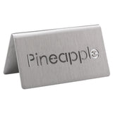 Service Ideas 1C-BF-PINEAPPLE-MOD Beverage ID Tent "Pineapple" 1-1/2"H X 3"W