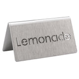 Service Ideas 1C-BF-LEMONADE-MOD Beverage ID Tent "Lemonade" 1-1/2"H X 3"W