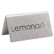 Service Ideas 1C-BF-LEMONADE-MOD Beverage ID Tent "Lemonade" 1-1/2"H X 3"W