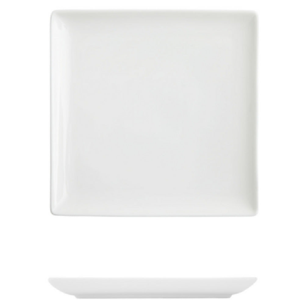 Fortessa 590303 Palazzo Plate 10" (25cm) Square
