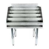 Empura ELS2423 - Underbar Liquor Display Stand, 24"W X 23"D X 33"H, 18 Gauge 304 Ss Bottom/back/sides/hat Channel And Steps