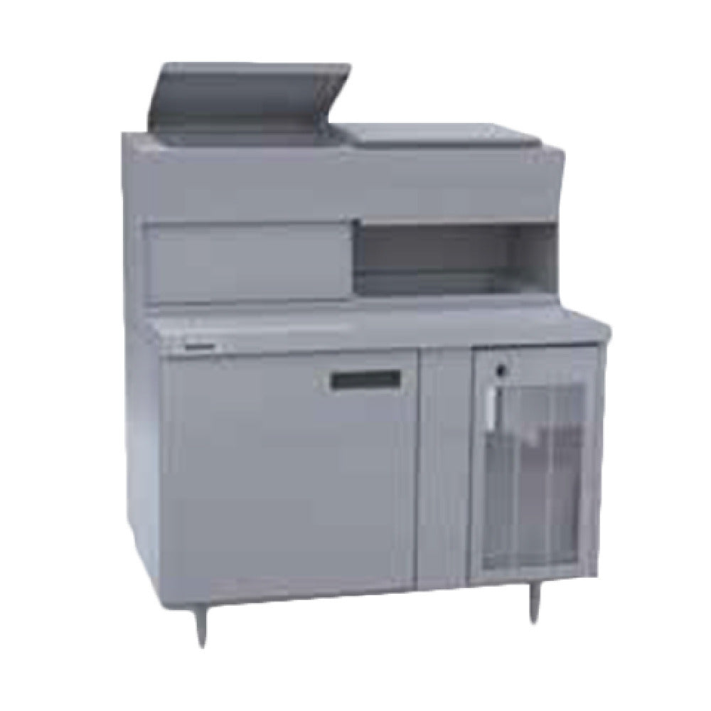 Delfield F18PD72P Refrigerated Pizza Table Two-section 72" W