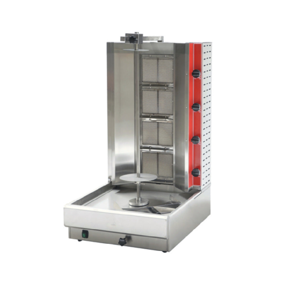 Omcan 47497 (CE-CN-KB-4) Doner Kebab Machine / Vertical Broiler / Shawarma Grill
