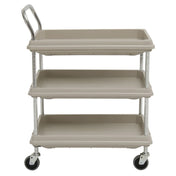 Hubert 77155 - Utility Cart, 3-shelf, 32-3/4" X 21-1/2" X 41"H