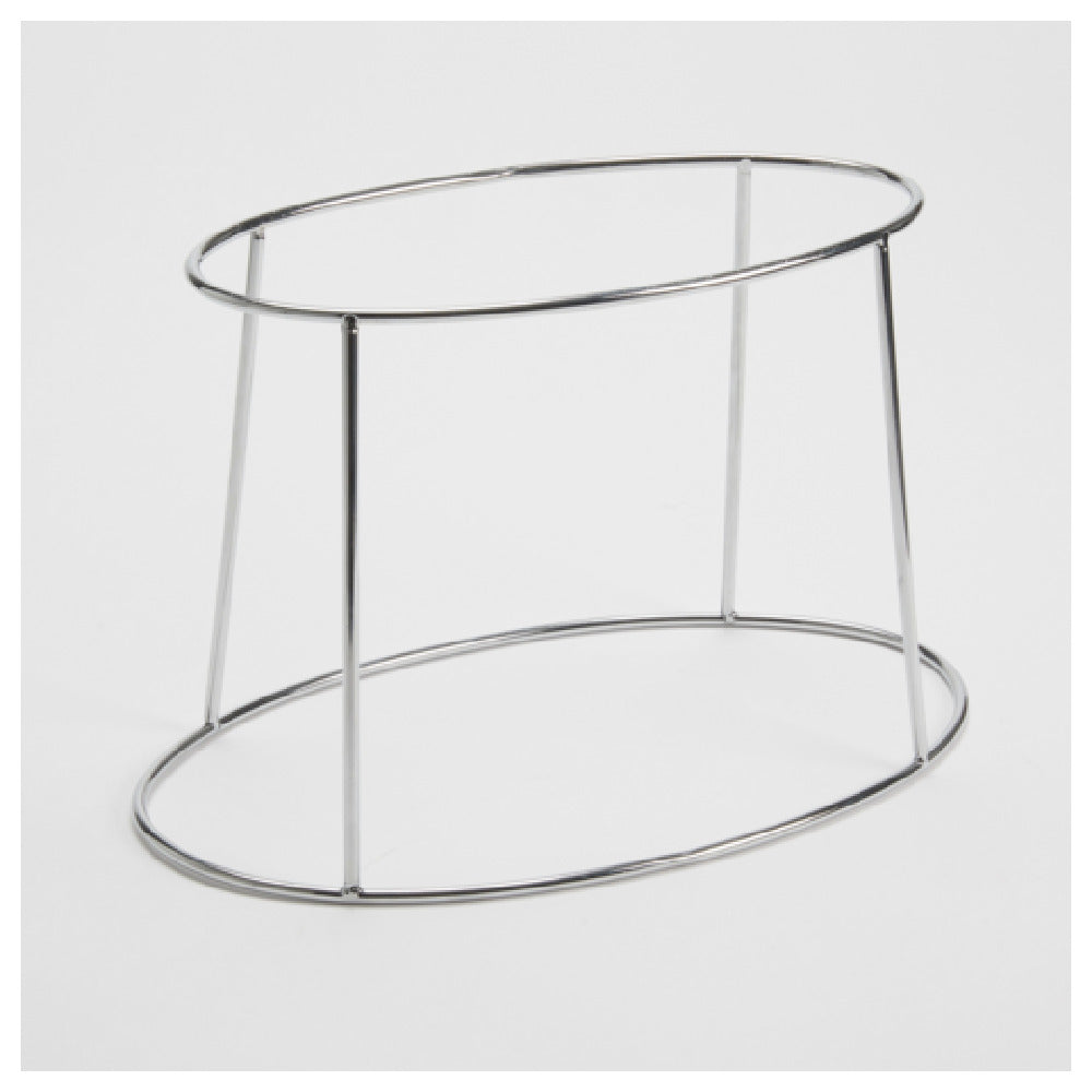 American Metalcraft SDRCKV7 Stainless Steel Display Rack Oval 7-3/8" H