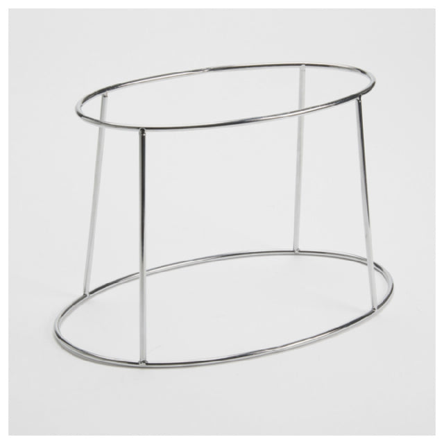 American Metalcraft SDRCKV7 Stainless Steel Display Rack Oval 7-3/8" H