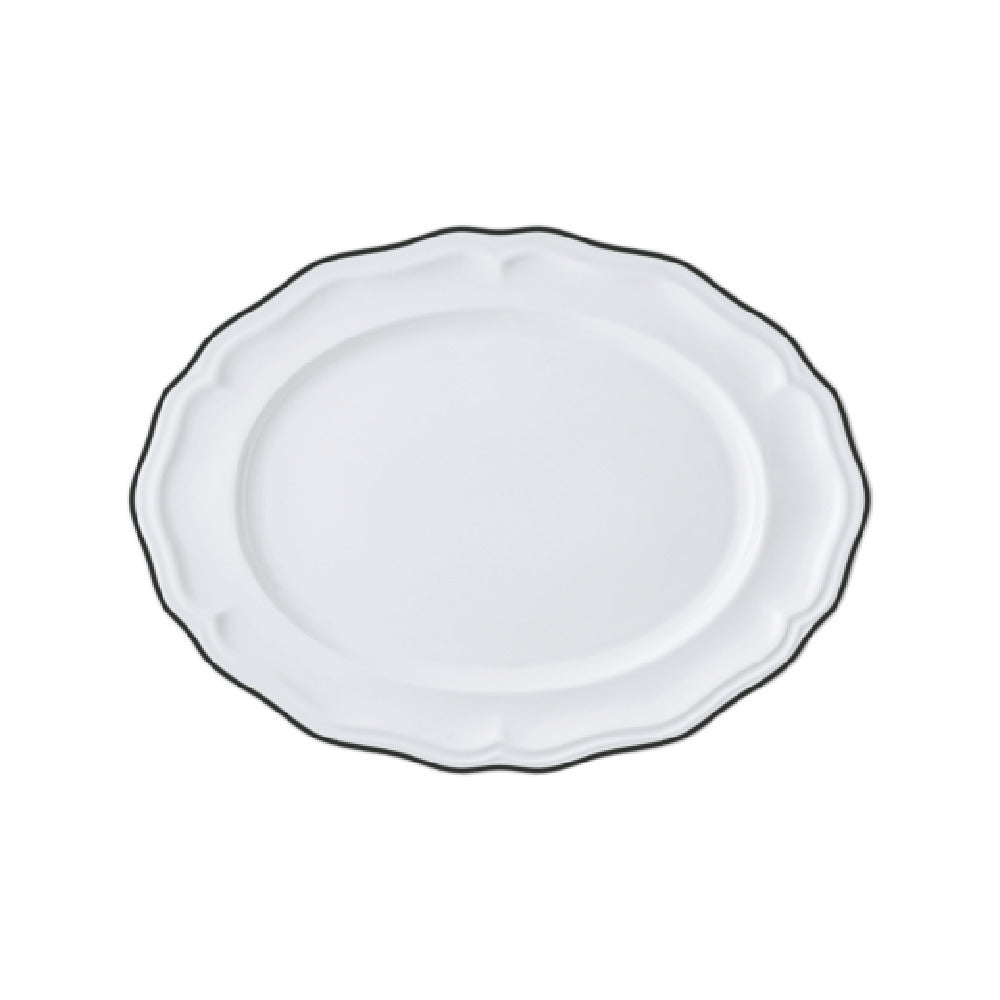 Steelite 62587FP818 Oval Platter 9.0" X 6.75" X 0.875" Adelina