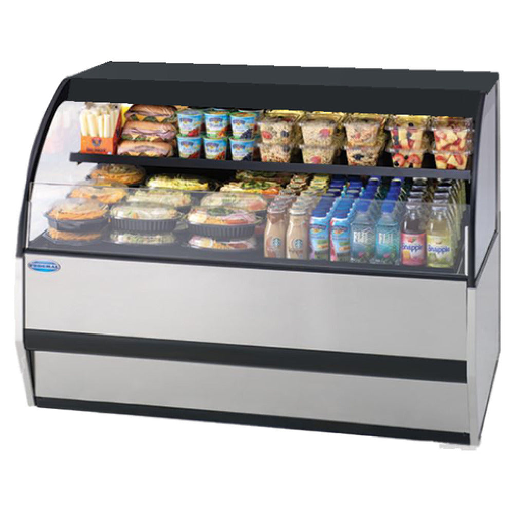 Federal Industries SSRVS-7733 Specialty Display Versatile Service Top Over Refrigerated Self-Serve Counter Case