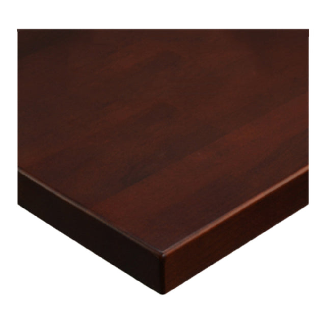 JMC Furniture SOLID WOOD 24X24 DARK MAHOGANY Table Top Indoor Use 24" X 24"
