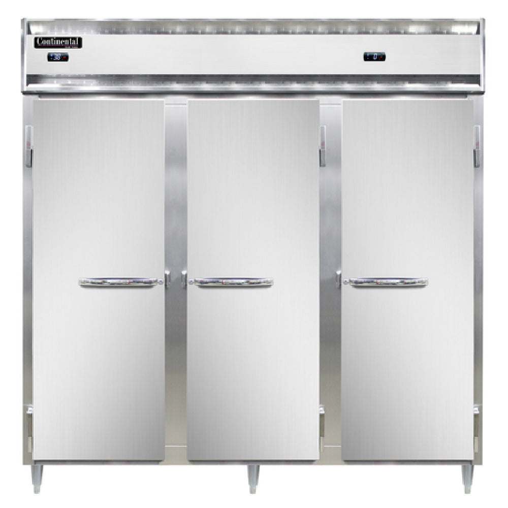 Continental Refrigerator D3RRFNSS Designer Line Refrigerator/Freezer Reach-in