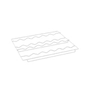 Beverage Air 412-073D-01 Curved Wine Rack White For MMR/MMRR72 (holds (12) 13” X 3.5” Wine Bottles)