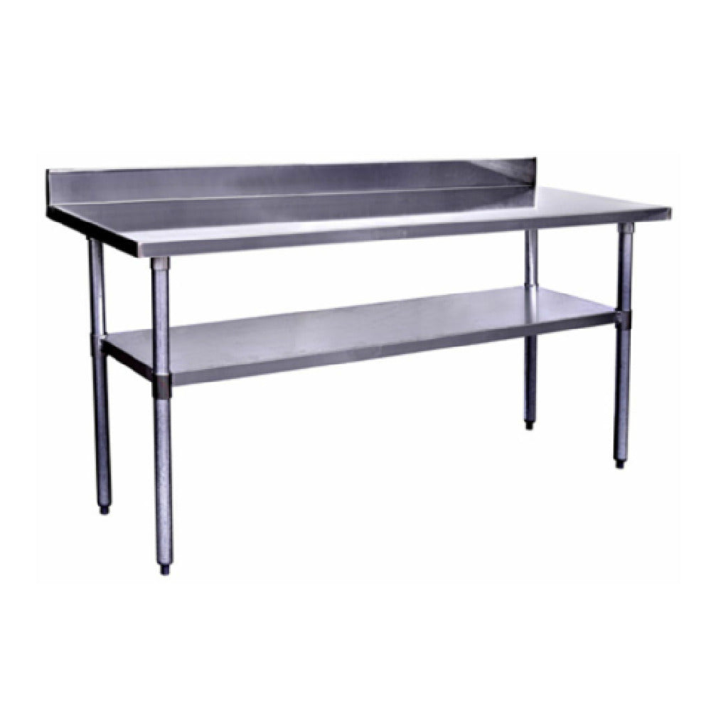 Hubert 72059 - Kratos® Work Table, 60"W X 30"D X 38"H, 16 Gauge Type 304 Stainless Steel Top