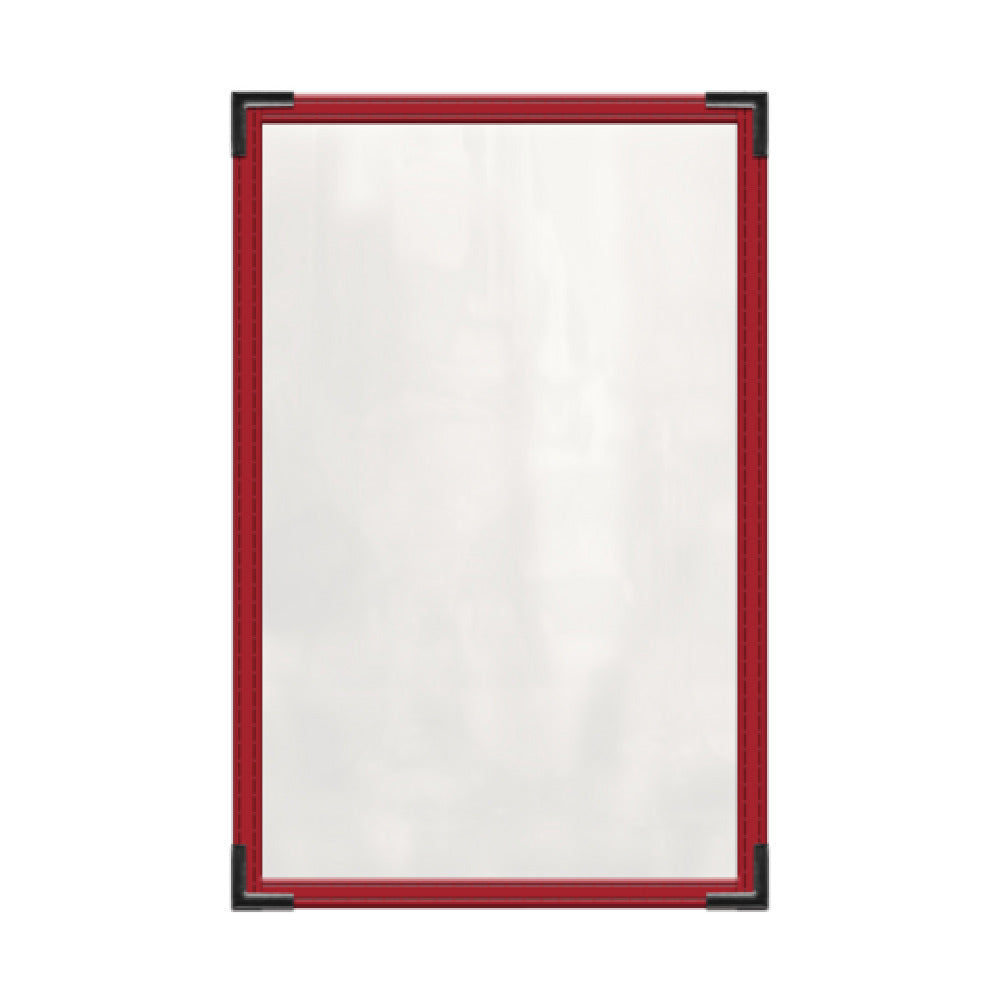 Risch TES 5.5X8.5-LEATHERETTE Deluxe Sewn Leatherette Menu Cover (specify Color)