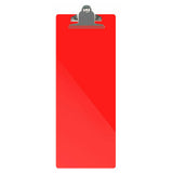 Menu Solutions ACRCLP-BA Menu Board Holds 4-1/4" X 11" Insert Frosted Back