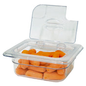 Omcan 43641 (43641) Flip N Lid Food Pan Lid For 1/6 Size Pans