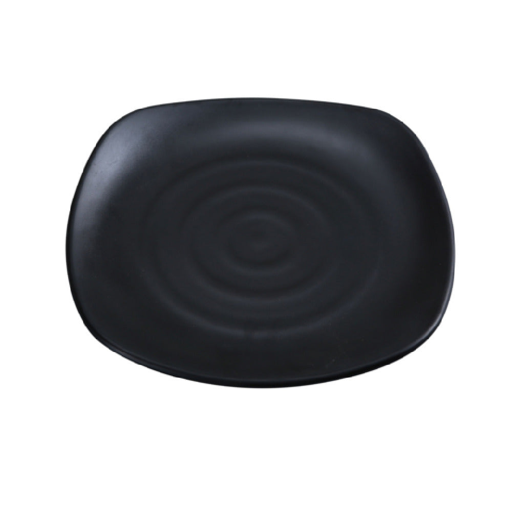 Yanco BP-1112 Black Pearl Plate 12"L X 12"W Square