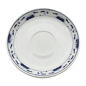 Cameo China 255-80S Blue Lotus Saucer 6" Dia. X 3/4"H (15 Cm X 2 Cm)