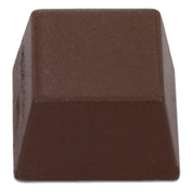 JB Prince K214 Chocolate Mold (40) Plain Square 15/16"L X 15/16" X 9/16" (24mm X 24mm X 15mm)