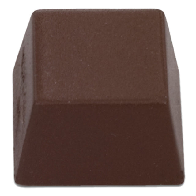 JB Prince K214 Chocolate Mold (40) Plain Square 15/16"L X 15/16" X 9/16" (24mm X 24mm X 15mm)