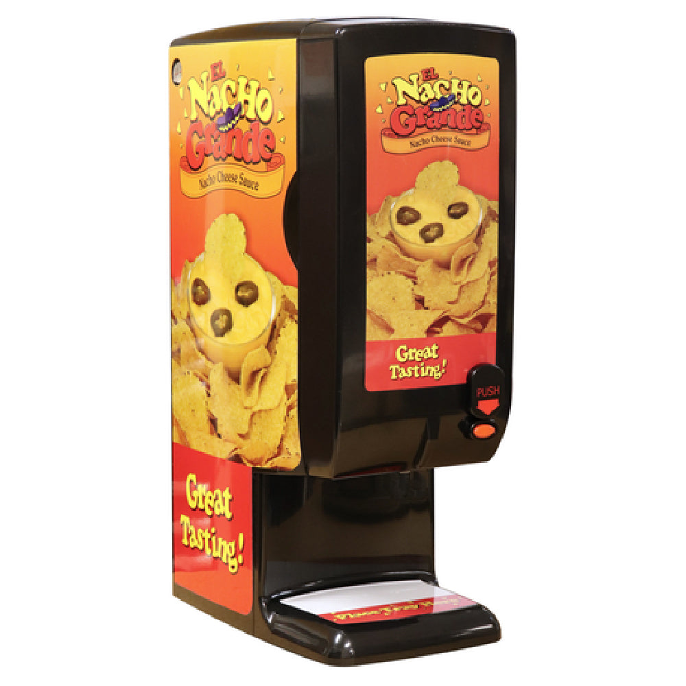 Gold Medal 5345 - Nacho Cheese Dispenser, Single Push Button Dispensing, Peristaltic Pump