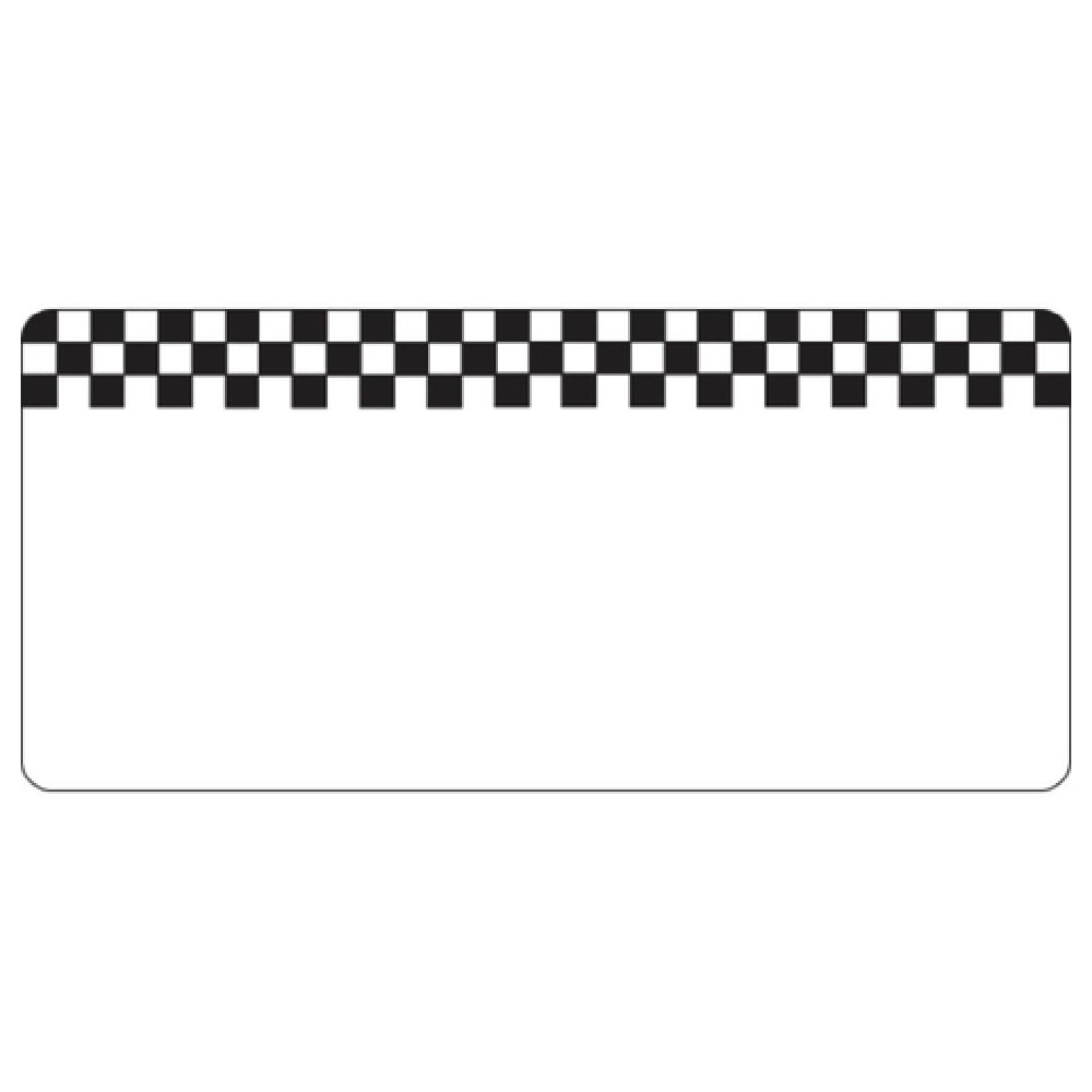 Hubert 68501 - Merchandising Tag, 4-3/8" X 2"H, Rectangular