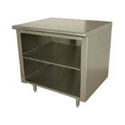 Advance Tabco EB-SS-2410M Work Table 120"W X 24"D Open Front Cabinet Base With Mid-shelf