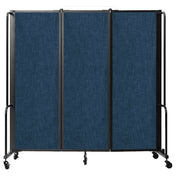 National Public Seating RDX6-3 NPS® ROBO™ Portable Room Divider 72" X 72"'