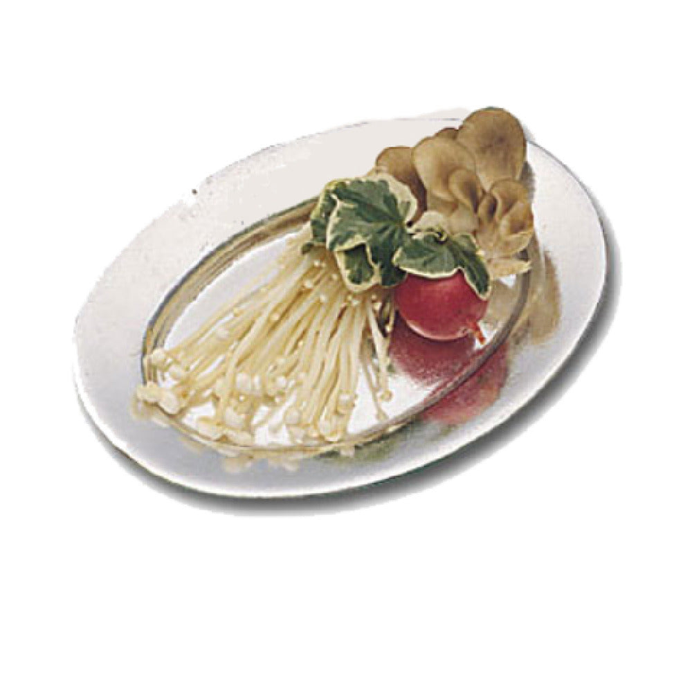 Bon Chef 2009ALLERGENLAVENDER Baked Potato Platter 4-1/2" X 6-1/2" Aluminum With Ceramic-look Coating