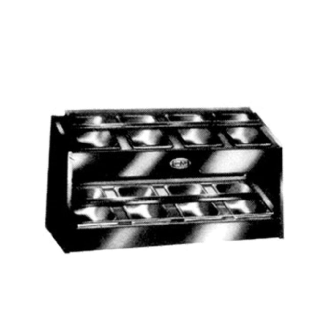 Piper Products P-8 - Silverware Dispenser, Stainless Steel, (8) Pans Included