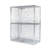 Klinger's Trading SECURITYCAGE-2436 Security Unit 36"W X 24"D X 63"H Includes (2) Wire Shelves