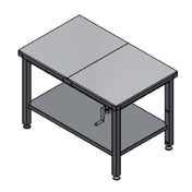 Winholt DTS-3072H32-ADJ-9-PT Work Table 72"W X 30"D X 41"H 1300 Lbs. Capacity