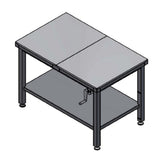Winholt DTS-3072H32-ADJ-9-PT - Work Table, 72"W X 30"D X 41"H, 1300 Lbs. Capacity
