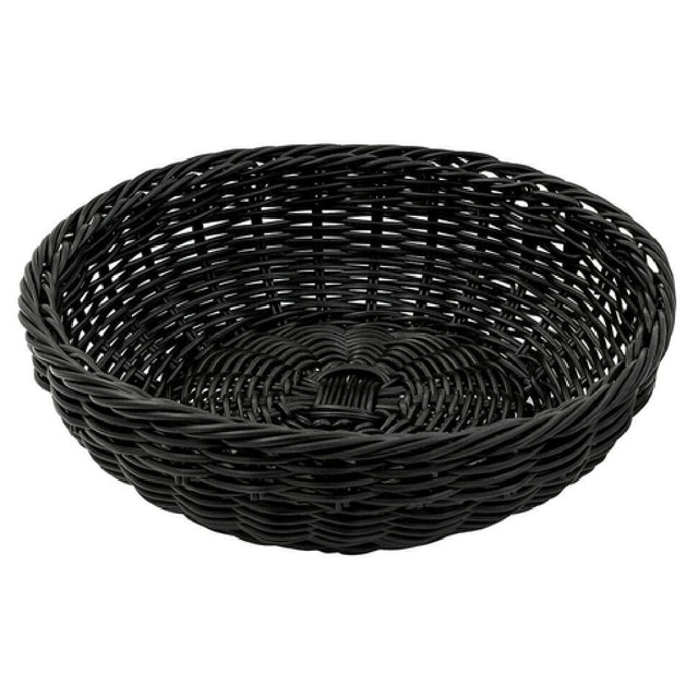 GET Enterprises WB-1512-BK Clipper Mill Designer Polyweave Basket™ 11-1/2" Dia. X 3-1/2"H