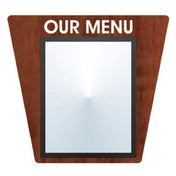 Hubert 14974 - Menu Board, 1-pocket, Wall-mount