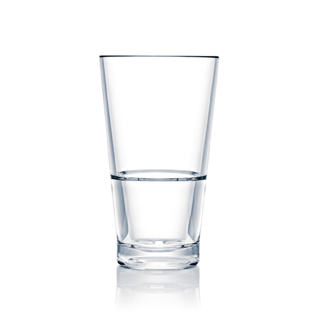 Steelite N710143 Strahl® CapellaStack Beverage 14 Oz. (H 6" M 3-1/4" T 3-1/4" B 2-3/8") Shatter Proof