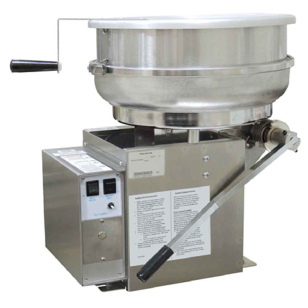 Gold Medal 2181EL Pralinator Frosted Nut Machine Left Hand Dump Electronic Temperature Control