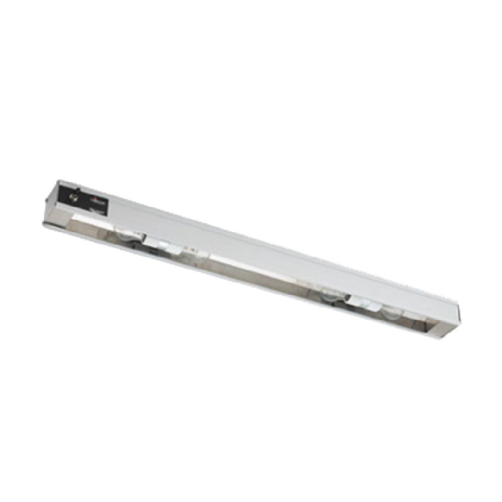 Vollrath 7286901 Cayenne® Light Strip 72"W X 3"D X 2-7/8"H (10) Shatterproof Standard 40 Watt Bulbs