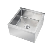 Krowne MS-2424 Floor Mop Sink 24" X 24" X 13" Overall 21" X 21" X 9" Deep Bowl