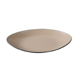 Yanco BM-213CL Birmingham Deep Plate 13 1/2"W X 85/8"D X 1 1/4"H Oval