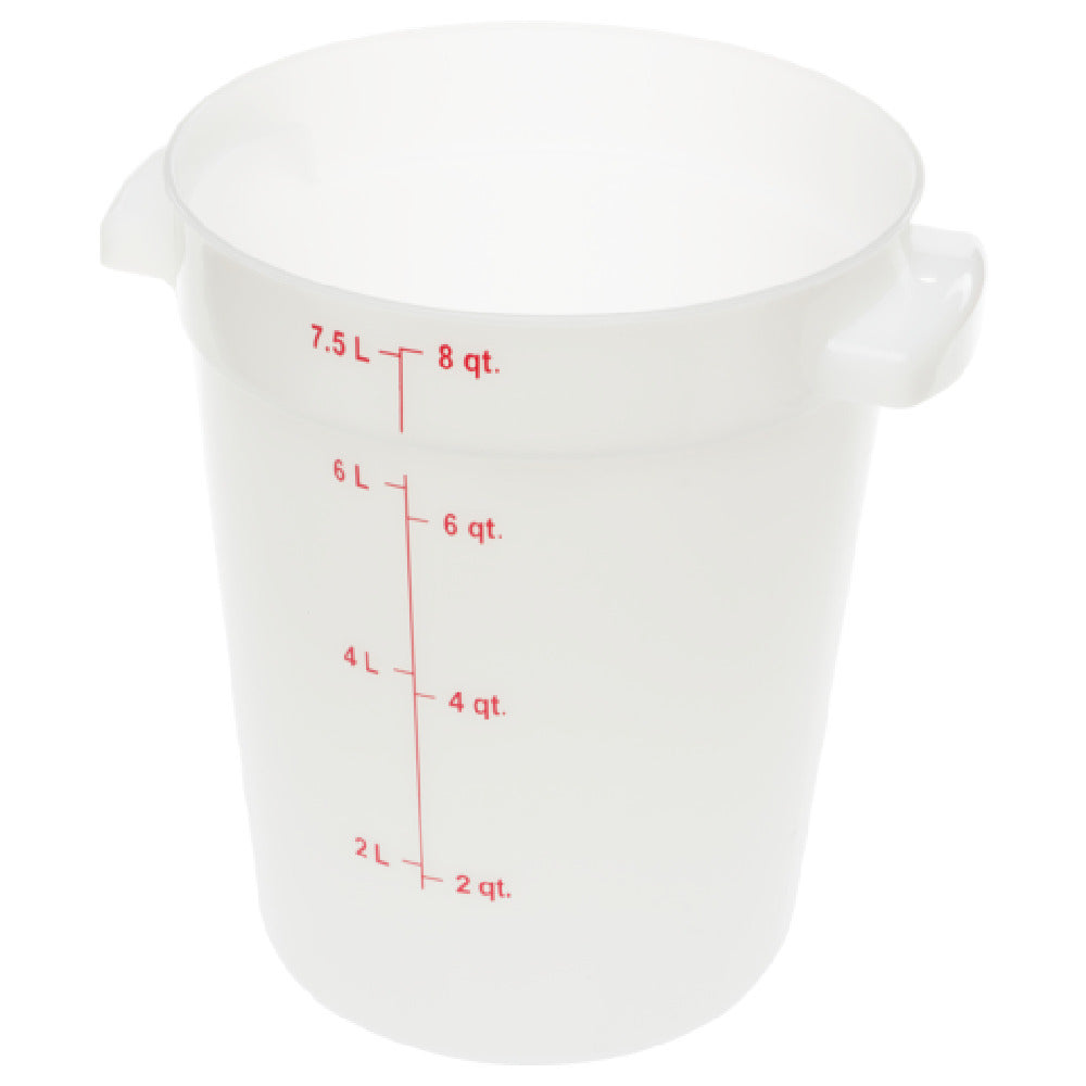 Carlisle 1097602 Carlisle StorPlus™ Food Storage Container 8 Qt. Round