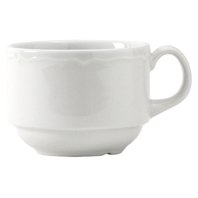 Tuxton SCF-0803 Cup 8 Oz. 4-1/2" X 3-1/2" X 2-5/8"