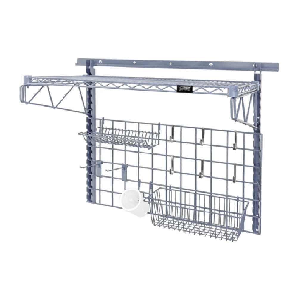 Quantum SGK-401836-2GY Store Grid Medium-Duty Kit Includes: (1) 40" Wall Track