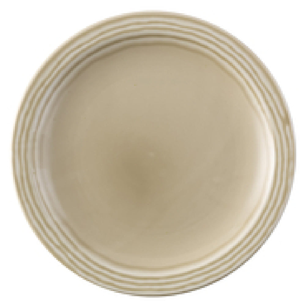 Arc Cardinal FN484 Dudson Harvest Norse Linen Narrow Rim Plate (D:8.0'') Vitrified Ceramic