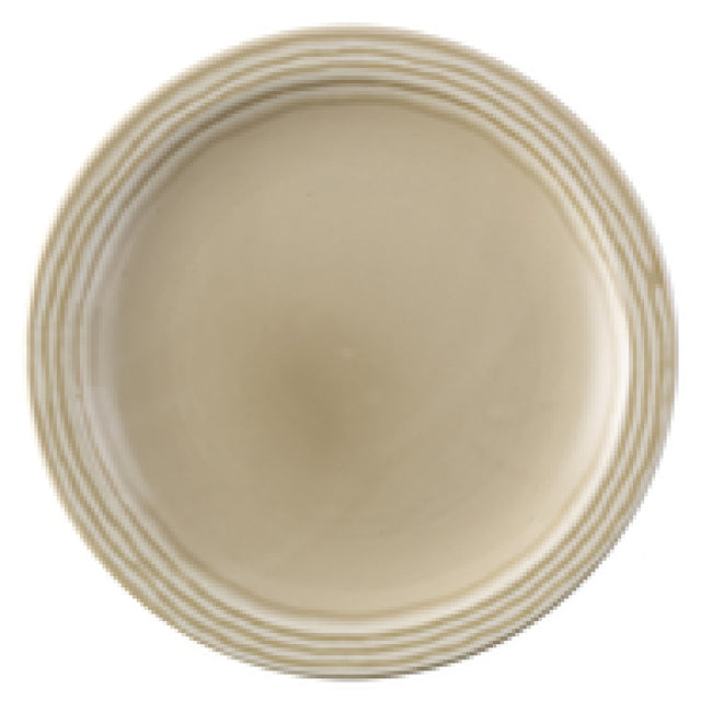 Arc Cardinal FN484 Dudson Harvest Norse Linen Narrow Rim Plate (D:8.0'') Vitrified Ceramic