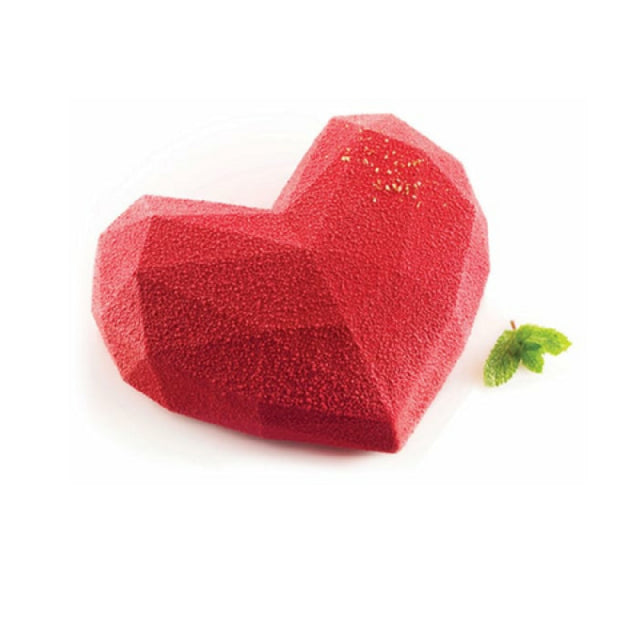 JB Prince MA155 Amore Origami (Heart) Mold Microwaveable Dishwasher Safe