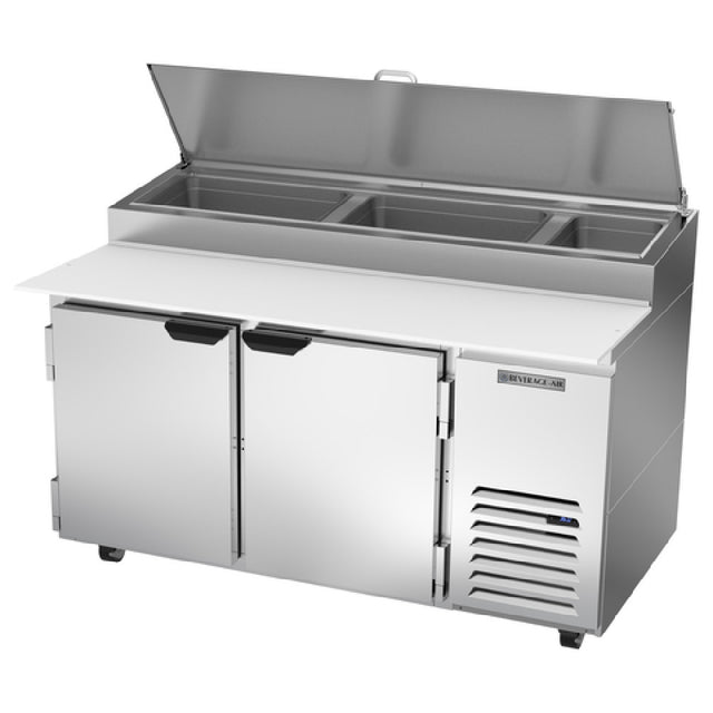 Beverage Air DP60HC Pizza Top Refrigerated Counter Two-section 60"W